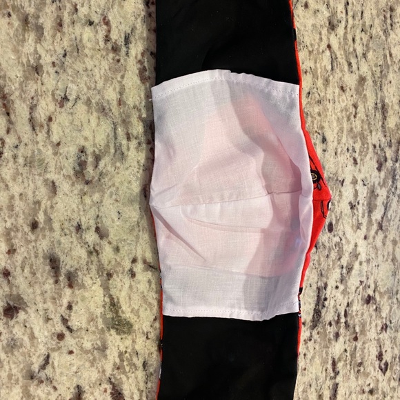 (Ribbon) Snoopy Fabric Face Mask w/ Filter Pocket - Picture 2 of 6